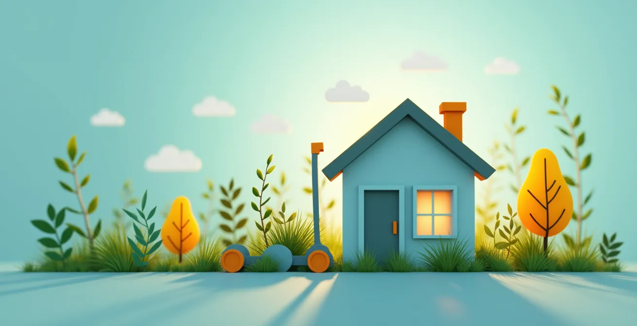 Illustration conceptuelle symbolisant la valorisation immobilière grâce au diagnostic